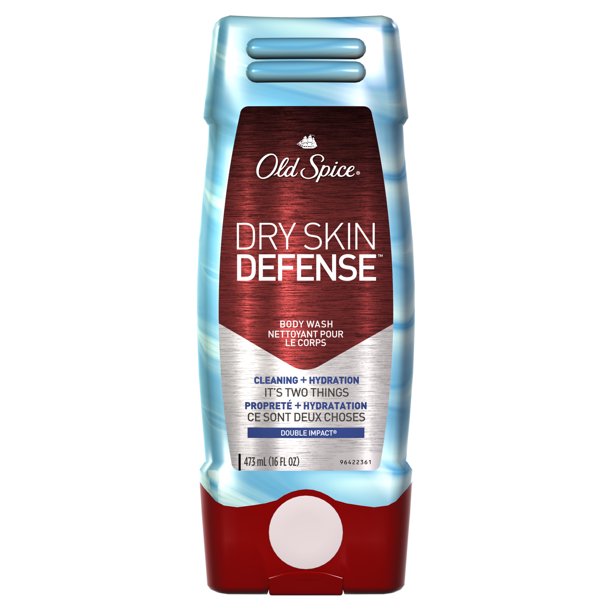 Old Spice Red Zone Collection Dry Skin Defense Double Impact Men's Body
