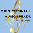 thumbnail image 3 of CafePress - When Words Fail Music Speaks. William Shakespeare - Men's Classic Graphic T-Shirt, 3 of 4