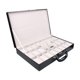thumbnail image 3 of Mira Organizador de joyería de caja de almacenamiento para hombres Mujeres Pantalla de estuche de relojes portátiles Pantalla para el reloj de pulsera, 3 of 8