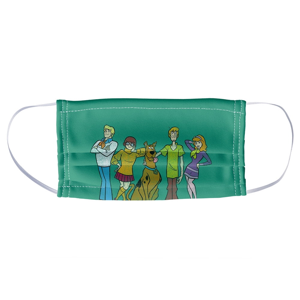 Scooby-Doo Scooby Gang 1-Ply Reusable Face Mask Covering, Unisex