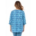 thumbnail image 2 of Catherines Georgette Button Down Tie Sleeve Cafe Blouse, 2 of 6