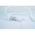 [UL Listed] OMNIHIL White 15 Feet Long AC Power Cord Compatible with
