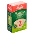 Melitta 2 Bamboo Cone Coffee Filters, 80 ct. Box