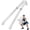 White, variant on 2 count Weighted Ropeless Battle Ropes for Gym, Heavy Duty Arm Exerciser for Strength , Portable Battle Rope for Workouts and Core Building