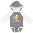 thumbnail image 3 of Inktastic Gigi Little Digger Construction Truck Boys Long Sleeve Baby Bodysuit, 3 of 5