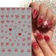 thumbnail image 4 of Quezadyl 8 hojas de stickers para uñas con corazones 5D para San Valentín, 4 of 9