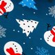 thumbnail image 2 of Christmas Dining Chair Covers, Stretch Dining Chair Covers, Set of 4, Removable Dining Chair Covers for Christmas Decor for Kitchen, Party (Blue), 2 of 4