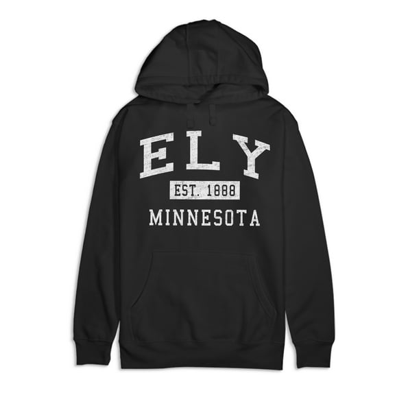 Ely Minnesota Classic Established Premium Cotton Hoodie