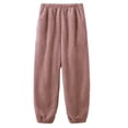 thumbnail image 6 of MEICHEN Pajamas for Women Set Women's Fall and Winter Pullover Long Sleeve Set Soft Double Fleece with Embossed Design and Cozy Loungewear for Cold Nights Women's Sleepwear, 6 of 7