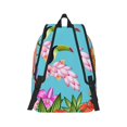 thumbnail image 2 of Yiaed Tropical Jungle Flamingo Print Backpack, Premium Laptop Backpack, Travel Backpack for Women, Lightweight Backpacks, Comfortable Back Pack-Small, 2 of 7
