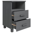 thumbnail image 5 of vidaXL Nightstand Storage Bedside Cabinet Nightstand with 2 Drawers Pine Wood, 5 of 8