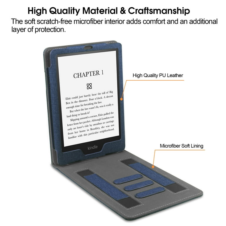 Flip Case for Amazon Kindle Paperwhite 7th Gen 2015/10th Gen 2018