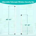 thumbnail image 3 of EcoNesxp to Adjustable Security Bar 51 Inch Window Security Bar Patio Door Security, 3 of 5