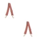 thumbnail image 3 of Sonducket Correa de hombro para mujer, piezas de repuesto, cinturón cruzado de lona ancha, artesanal, ajustable para correas, rosa y naranja rosa naranja 2piezas, 3 of 6