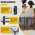thumbnail image 6 of 32 inch 8 Panels Dog Playpen Indoor Pet Dog Fence Outdoor Exercise Pen with Doors for Dog Fence Puppy Pen, 6 of 6
