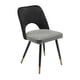 thumbnail image 1 of SILLA SENIA VELVET NEGRO, 1 of 3