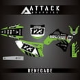 thumbnail image 3 of Attack Graphics Custom Renegade Complete Bike Graphics Kit for Kawasaki KX250F 2010, 3 of 3