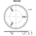 thumbnail image 2 of Ruvati Drain Cover for Kitchen Sink and Garbage Disposal - Brushed Stainless Steel - RVA1035, 2 of 5