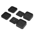 thumbnail image 4 of Juego de 8 elevadores de cama semicubiertos en forma de L, elevadores de muebles apilables antideslizantes para lavadora, mesas, sillas, 4 of 14