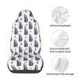 thumbnail image 3 of Lsque Blue Leaves Pattern Car Seat Covers for Front Seats , Waterproof Seat Covers for Cars, Sporty Front Seat Covers,Car Seat Cover Protector Front Seats, 3 of 5