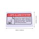 thumbnail image 2 of 2 pegatinas de advertencia para coche con sistema de alarma GPS, antirrobo, 2 of 6