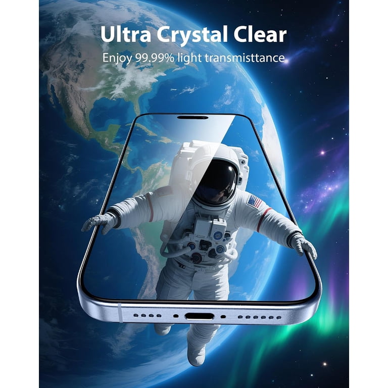 iPhone 18 Pro - Tempered Glass Display Protector, Full HD Front ...