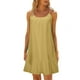 thumbnail image 1 of Mini vestido camisola sin mangas y sin espalda para mujer, para la playa, de poliéster, con volantes en el dobladillo, para cubrir el bikini, para llevar en vacaciones y en fiestas en la piscina., 1 of 8