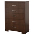 thumbnail image 4 of Jessica 5-drawer Bedroom Chest Cappuccino, 4 of 7