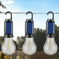 thumbnail image 5 of ETHKIA Solar Tent Lights USB Rechargeable, LED Camping Lantern, Outdoor Hanging Light Bulbs with Clip Hook for Camping, Christmas, Decorations, Emergency, Flashlight Blue, 5 of 5