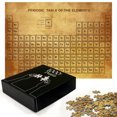 thumbnail image 3 of Ambesonne Science Jigsaw Puzzle Durable Cardboard, Vintage Chemistry Table, 1000 pcs, Sand Brown Brown, 3 of 6