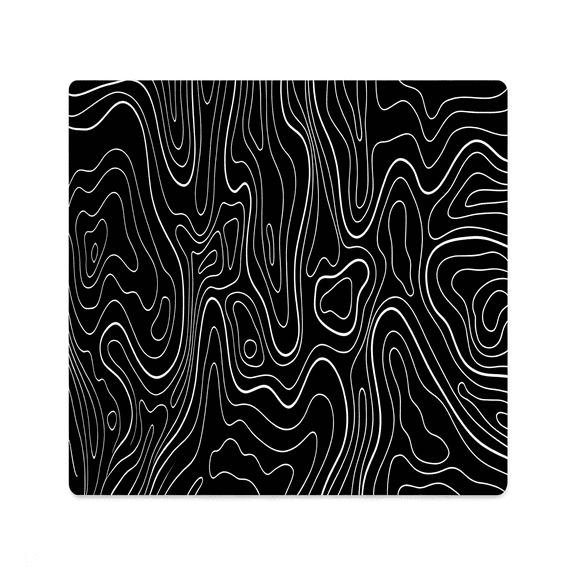 GJX Large Gaming Keyboard Mouse Pad Black Topographic Mouse Pad with Anti-Slip Rubber Base, Extended Xxl Long Gaming Mousepad Big Mouse Pads for Desk,31.5 X 11.8 Inch