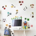 thumbnail image 1 of Adhesivos de pared RoomMates Minecraft RMK5006SCS 38 piezas, 1 of 4