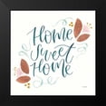 thumbnail image 2 of Jackson, Jenaya 15x15 Black Modern Framed Museum Art Print Titled - Home Sweet Home I, 2 of 5