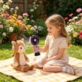 thumbnail image 7 of Dvumao 3-Speed Mini Handheld Fan, USB Rechargeable Portable Fan with Base & Charging Cable, 7 of 7