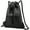 Black, variant on PlasMaller Drawstring Bag Gym with Pockets Sports Sack with Handle Drawstring Backpack Travel for Men Women (Grey)