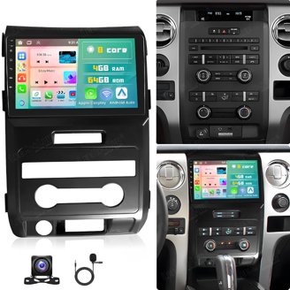 Upgrade For 2009-2014 Ford F150 | Wireless CarPlay & Android Auto | QLED Touch Screen Stereo