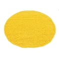 thumbnail image 2 of Unique Loom Solo Solid Shag Collection Area Modern Plush Rug Lush & Soft, 6 ft 0 x 6 ft 0, Tuscan Sun Yellow, 2 of 6