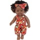 thumbnail image 2 of 1 muñeca negra Muñecas de silicona suave de 11,8 pulgadas Muñeca afroamericana realista Linda muñeca negra de pelo rizado con linda ropa de moda y diadema, 2 of 5