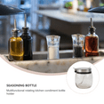 thumbnail image 5 of TOYMYTOY  2Pcs Clear Glass Spice Tins, Stainless Steel Lids, and Convenient Measuring Spoons, 5 of 6