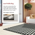 thumbnail image 4 of nuLOOM Myka Checkered Indoor/Outdoor Area Rug, 4' x 6', Myka Black & Off-white, 4 of 10