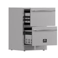 thumbnail image 4 of Forno Como 24-Inch Indoor Outdoor Drawer Refrigerator, 4.87 cu.ft, Stainless Steel Interior, Adjustable Shelves, LED Lighting, 4 of 8