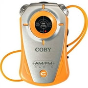 Coby Mini AM/FM Pocket Radio - Orange