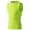 Lime, variant on TopTie Mens Compression Sleeveless Base Layer, Athletic Workout T-Shirt-White-M