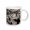 White, variant on 3drose, an Artistic Composition of Multiple Zebras., 11oz Mug