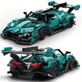 thumbnail image 4 of Technical Supercars Model Building Blocks Adults Challenging Vehicle Car Bricks Construction Toys, 4 of 4