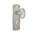 thumbnail image 7 of Nostalgic Warehouse Pracha_Prv_234_Kh Vintage Fluted Chateau Crystal Privacy Door Knob Set, 7 of 7