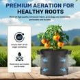 thumbnail image 3 of Macetas Grow Bags Simple Deluxe, 19 litros, 10 unidades, 300 g, tela, 3 of 7