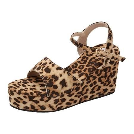 

Xboschi Womens Sandals Dressy Sandals for Women Women Shoes Thick Sole Wedge Sandals Fashionable Fish Mouth Open Toe Sandals