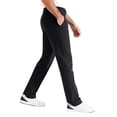 thumbnail image 3 of Dresfit Dress Pants Men Big and Tall Uncuffed Golf Sweatpants Casual 2026 Open Bottom Baggy Chinos Trousers Lounge Bussiness Sweat Pants Black XL, 3 of 7