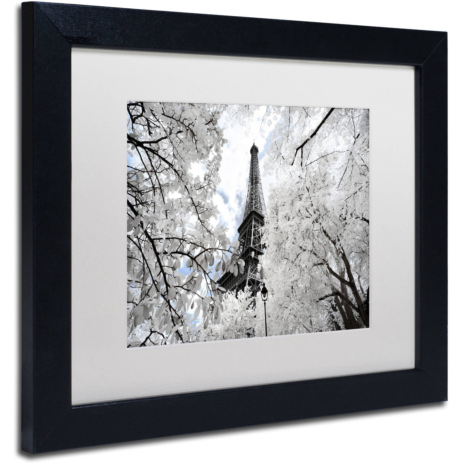 Trademark Fine Art "Another Look at Paris V" Canvas Art by Philippe Hugonnard, White Matte, Black Frame